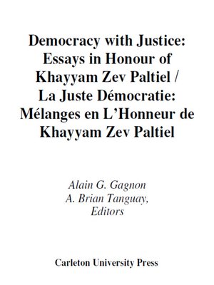 cover image of Democracy with Justice/La juste democratie
